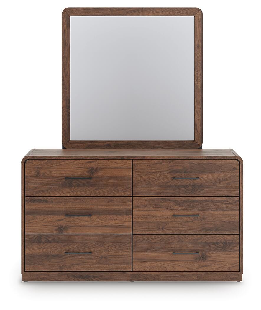 Fortlorn Panel Bed, Dresser and Mirror