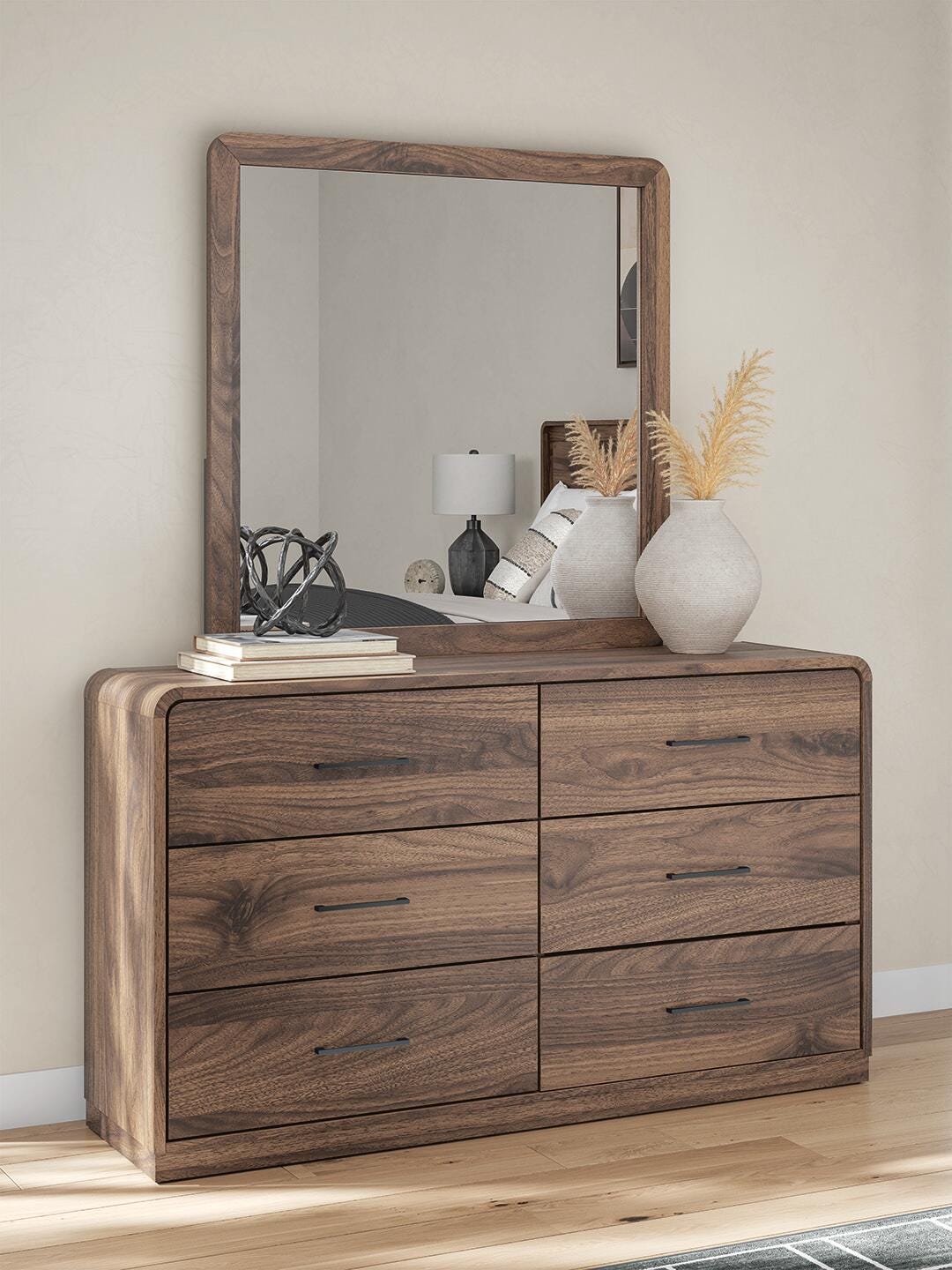 Fortlorn Panel Bed, Dresser, Mirror and Nightstand