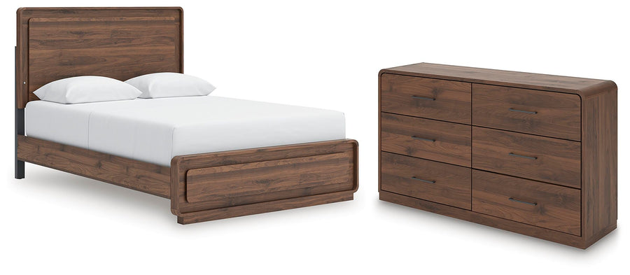 Fortlorn Panel Bed and Dresser