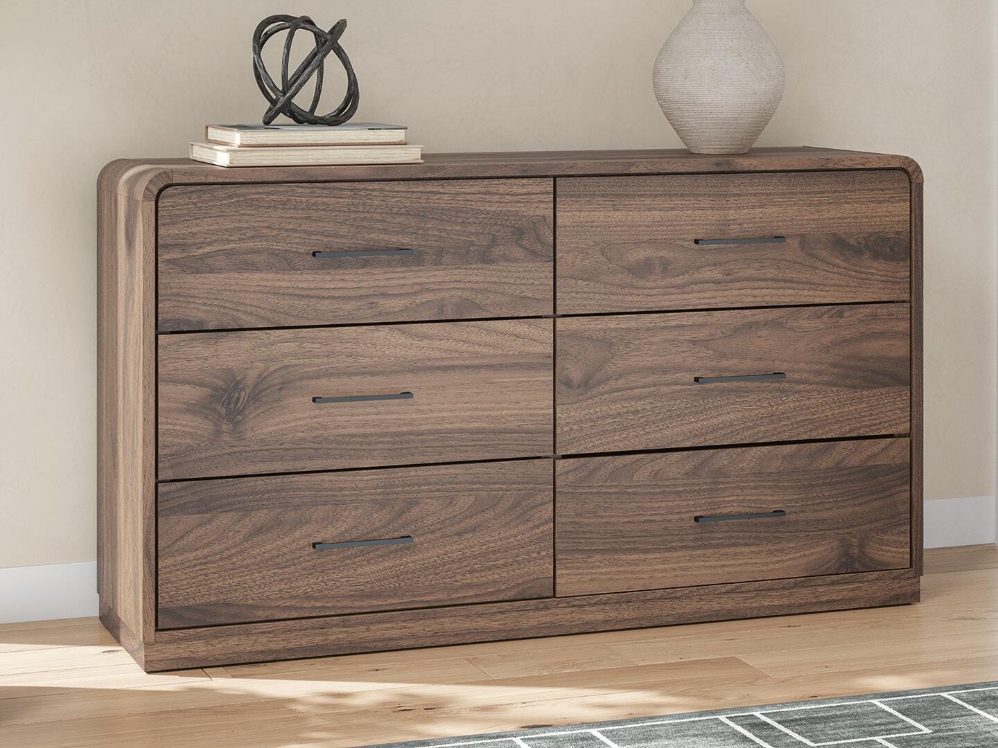 Fortlorn Panel Bed, Dresser and Nightstand