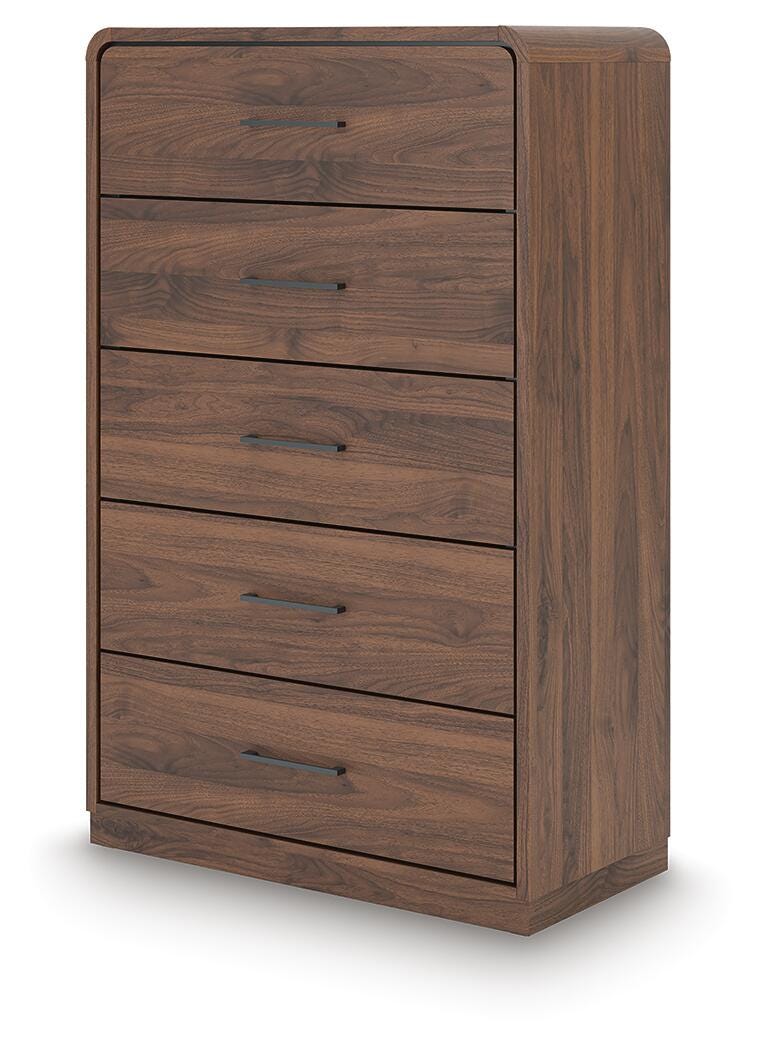 Fortlorn Panel Bed, Dresser, Mirror, 2 Chests and 2 Nightstands