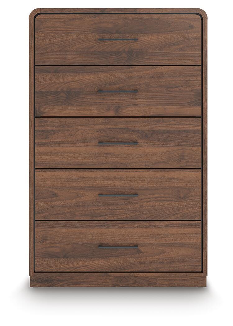 Fortlorn Panel Bed, Dresser, Mirror, 2 Chests and 2 Nightstands