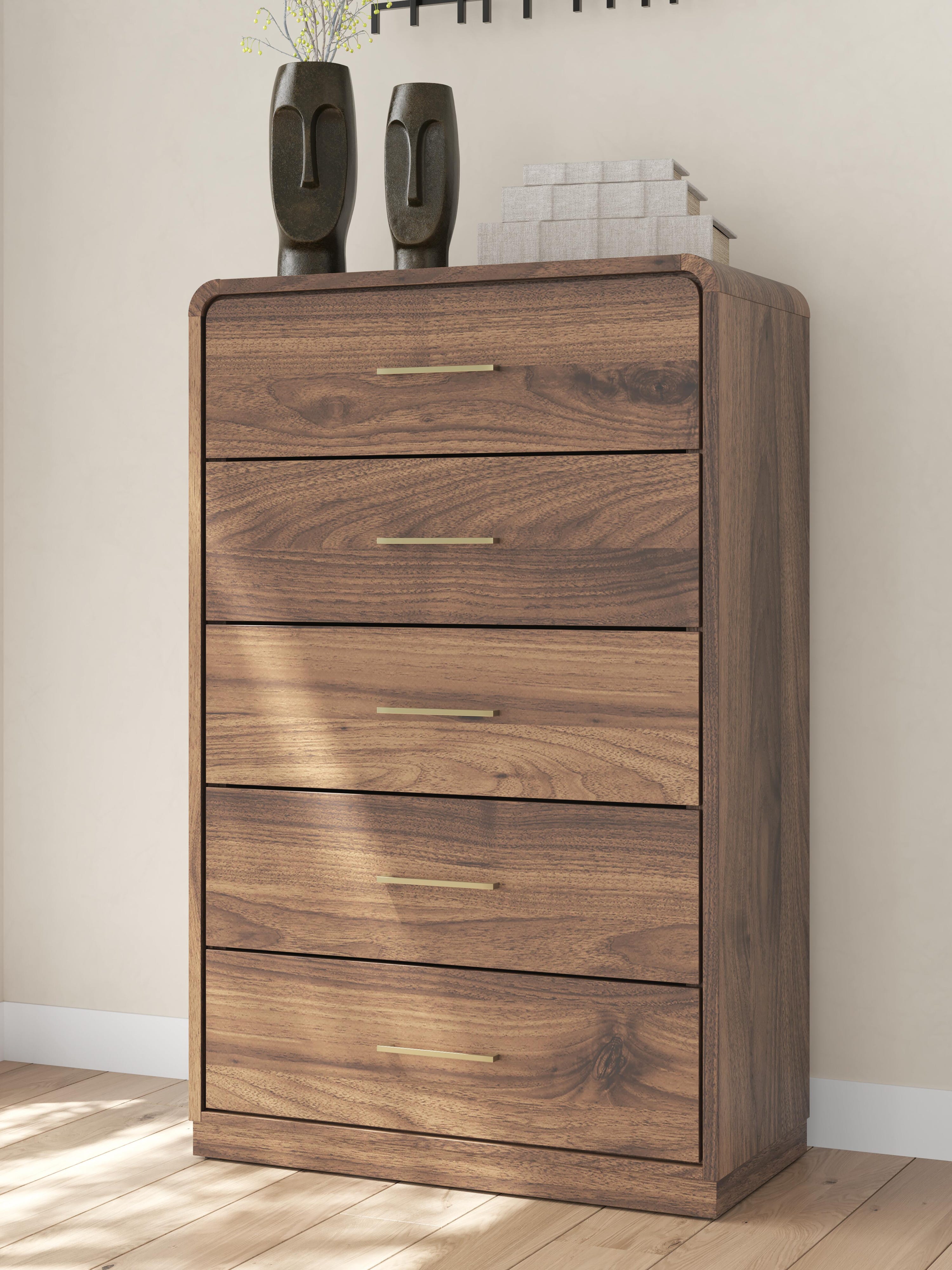 Fortlorn Panel Bed, Dresser, Mirror, 2 Chests and 2 Nightstands