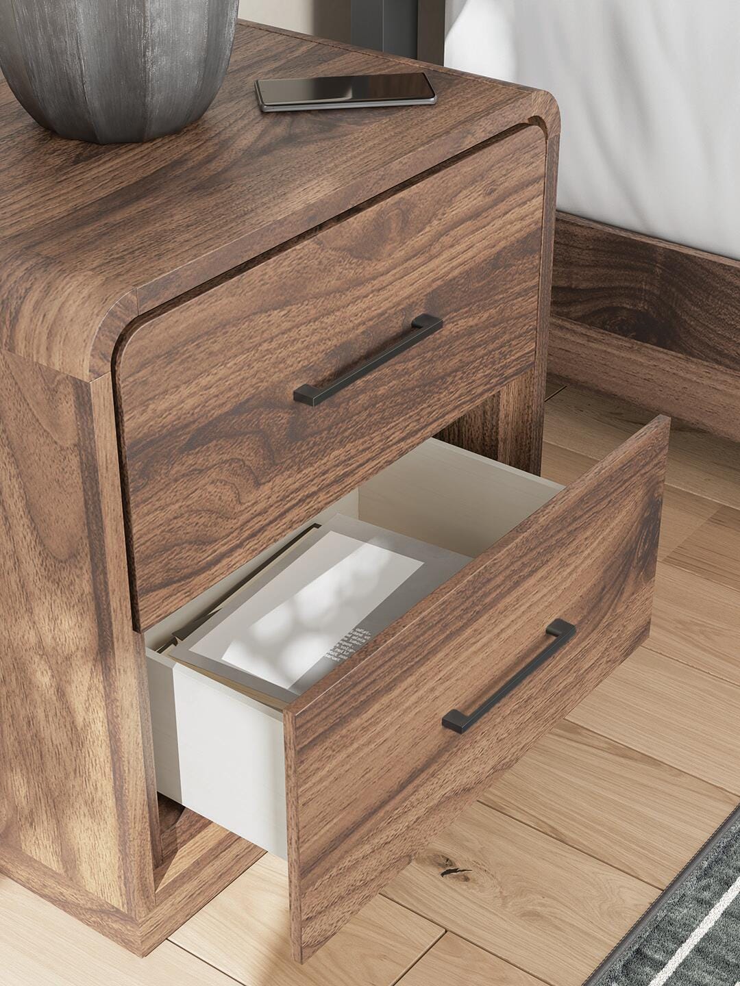 Fortlorn Panel Bed, Dresser, Mirror and Nightstand
