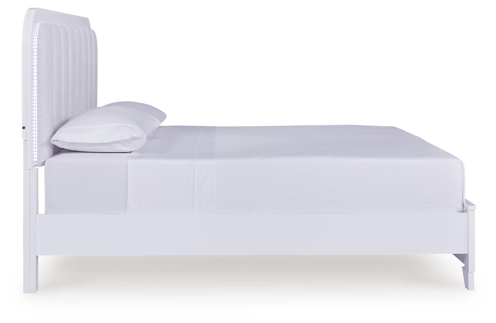 Jarlee Panel Bed, Dresser, Mirror and Nightstand