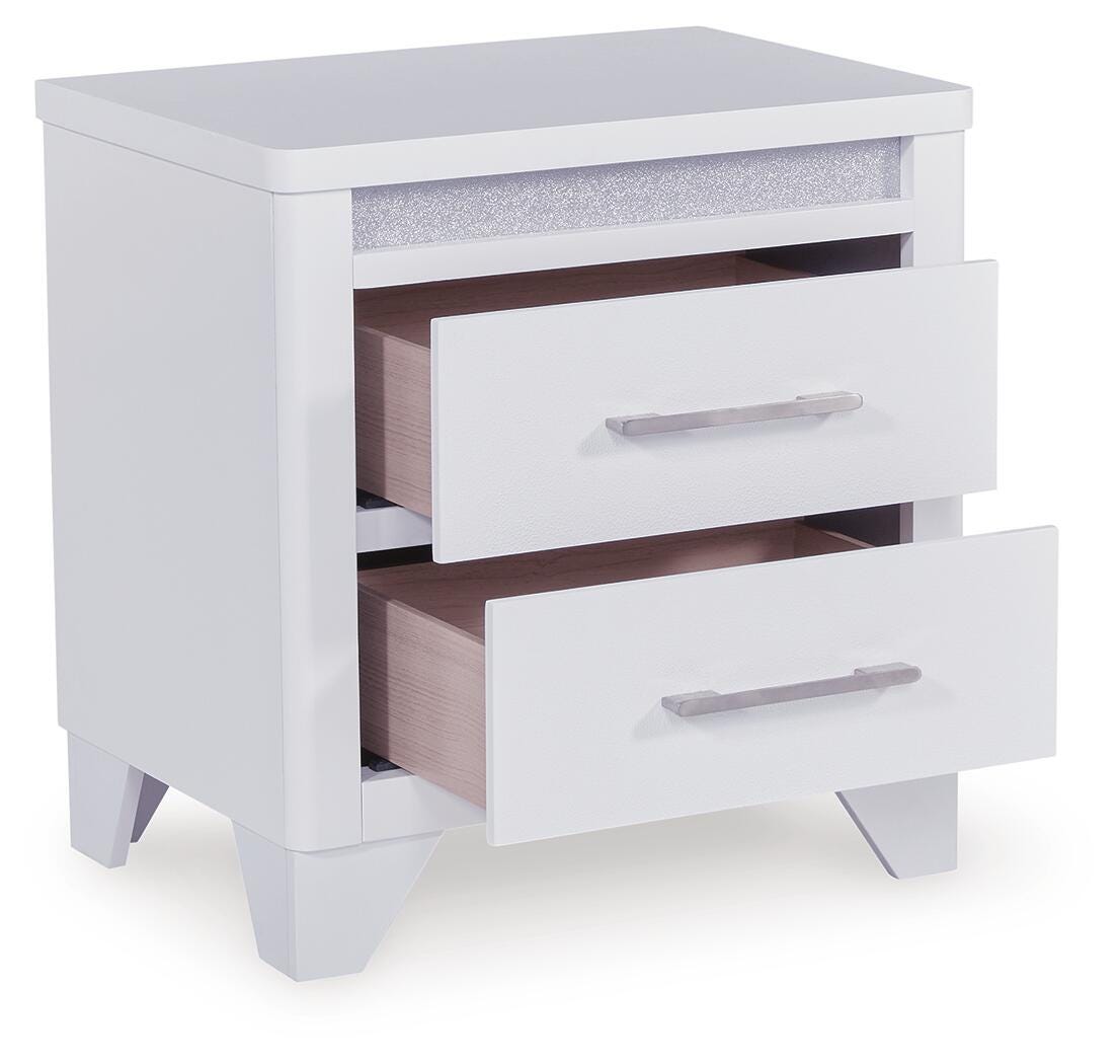 Jarlee Panel Bed, Dresser, Mirror and Nightstand