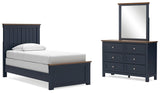 Landocken Panel Bed, Dresser and Mirror