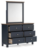 Landocken Panel Headboard, Dresser and Mirror