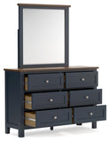 Landocken Panel Headboard, Dresser, Mirror and Nightstand