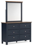 Landocken Panel Headboard, Dresser, Mirror and Chest