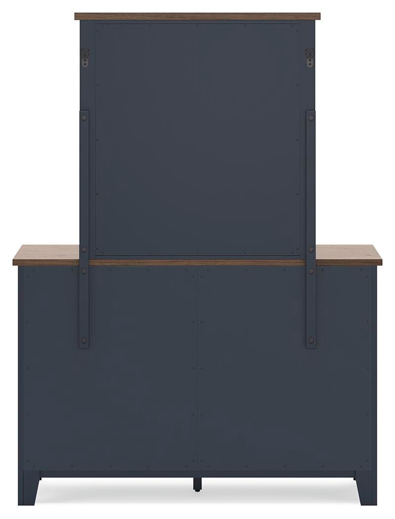 Landocken Panel Bed, Dresser, Mirror, Chest and Nightstand