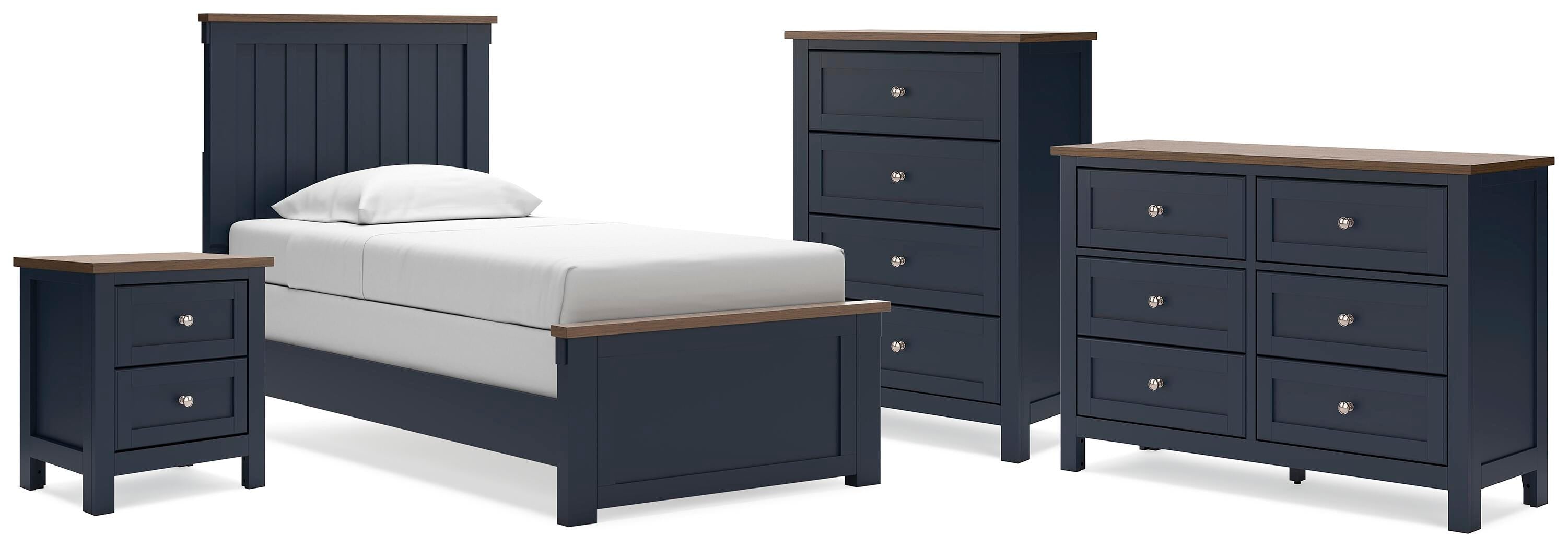 Landocken Panel Bed, Dresser, Chest and Nightstand