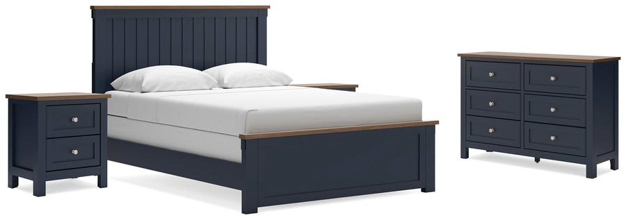 Landocken Panel Bed, Dresser and 2 Nightstands