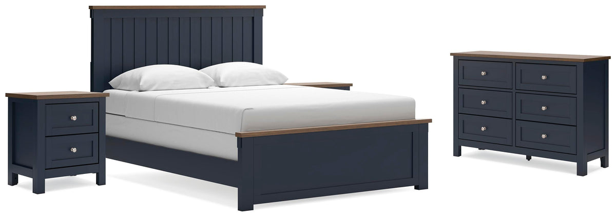 Landocken Panel Bed, Dresser and 2 Nightstands