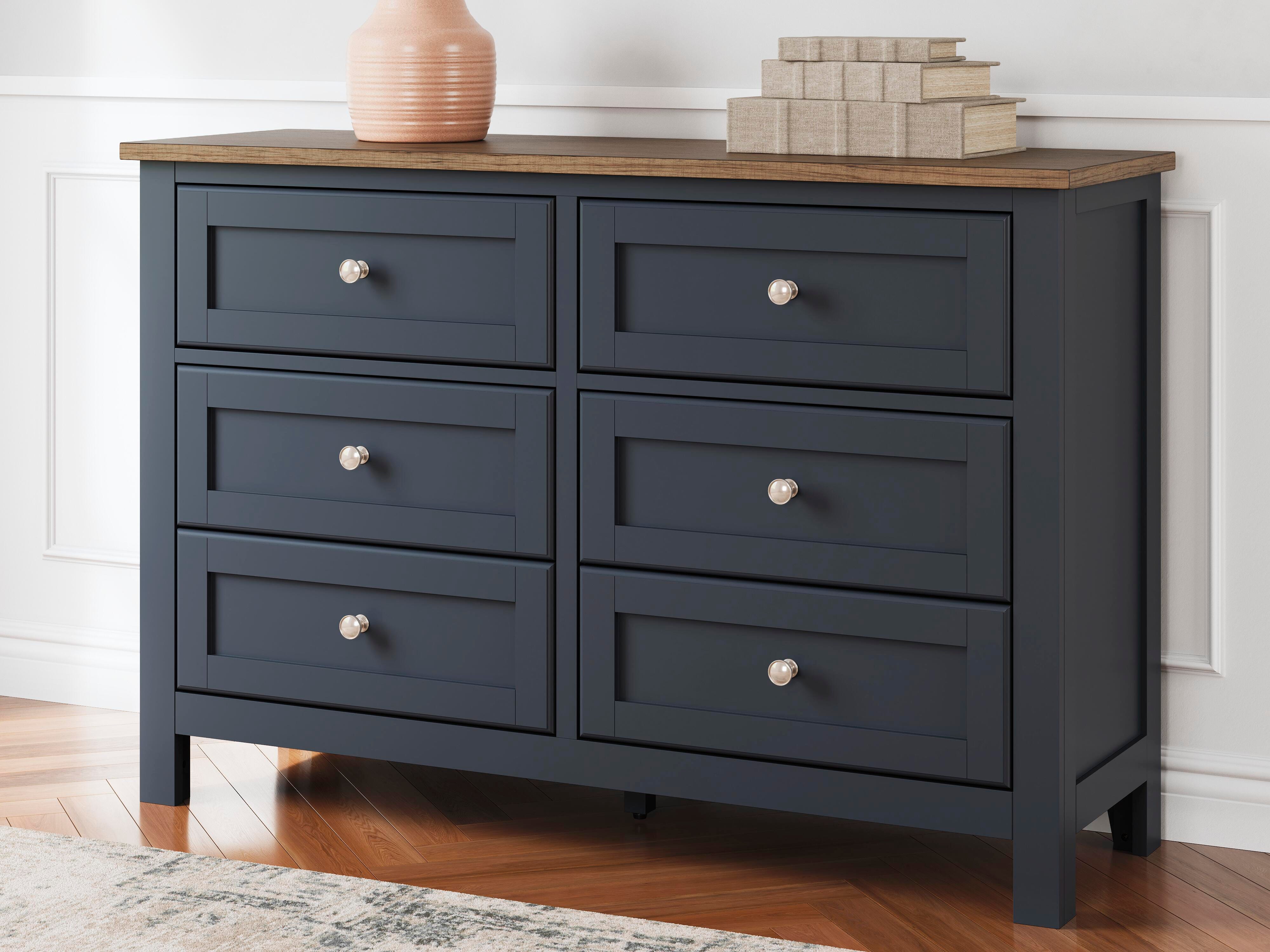 Landocken Panel Bed and Dresser