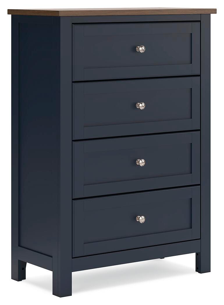 Landocken Panel Bed, Dresser, Mirror, Chest and Nightstand