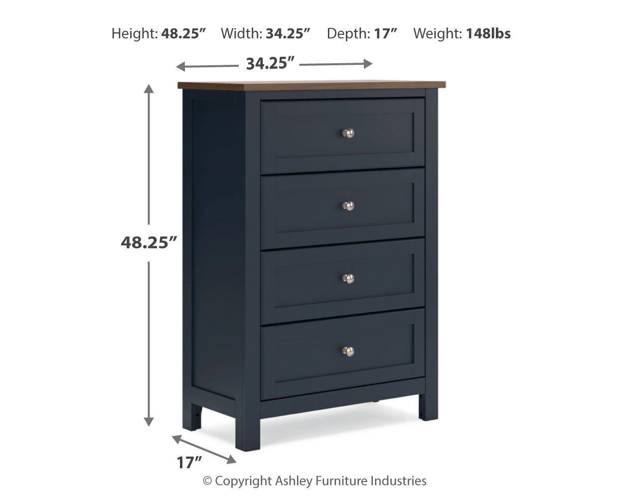 Landocken Panel Headboard, Dresser, Mirror, Chest and Nightstand