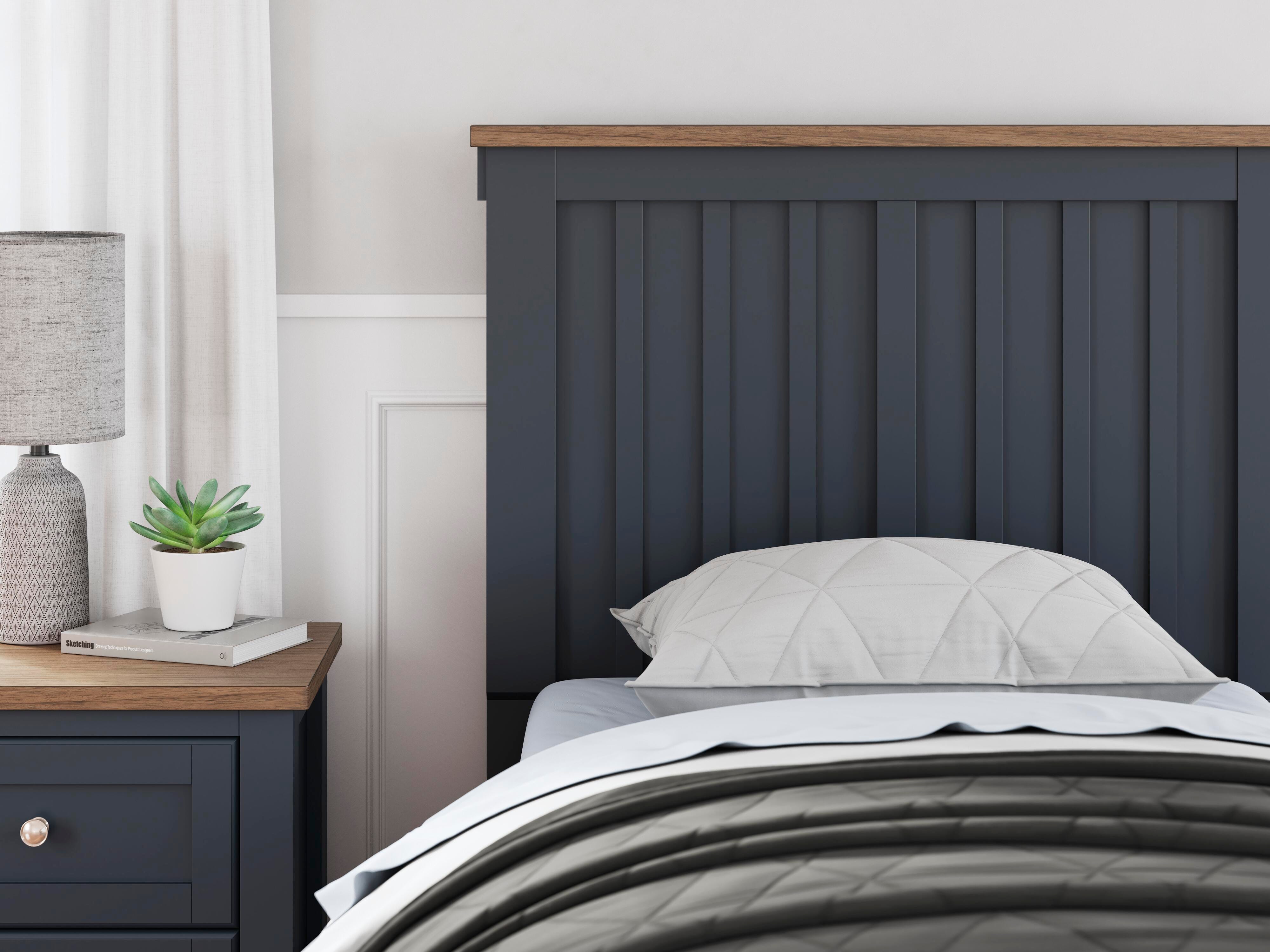 Landocken Panel Headboard, Dresser, Mirror, Chest and Nightstand