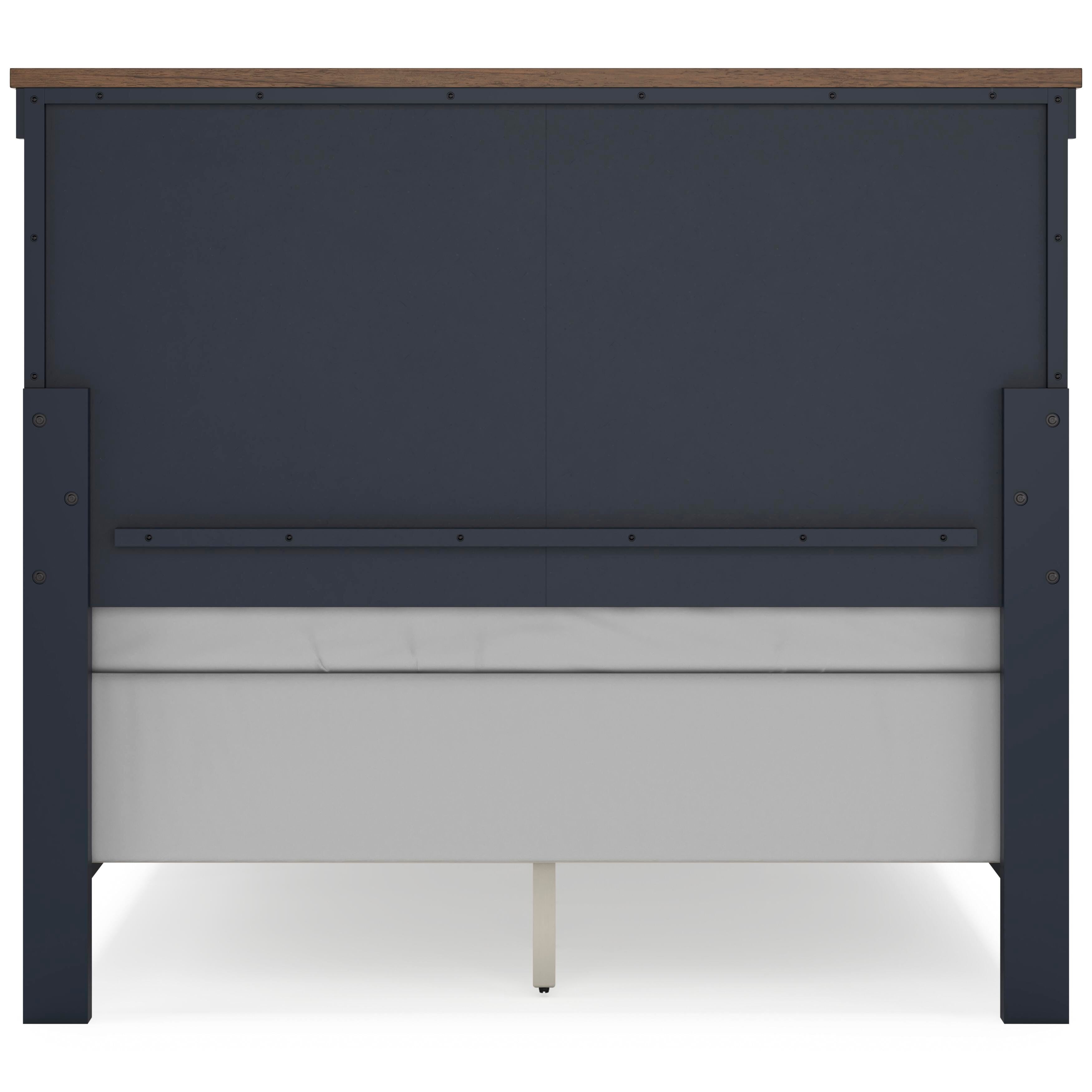 Landocken Panel Headboard and 2 Nightstands