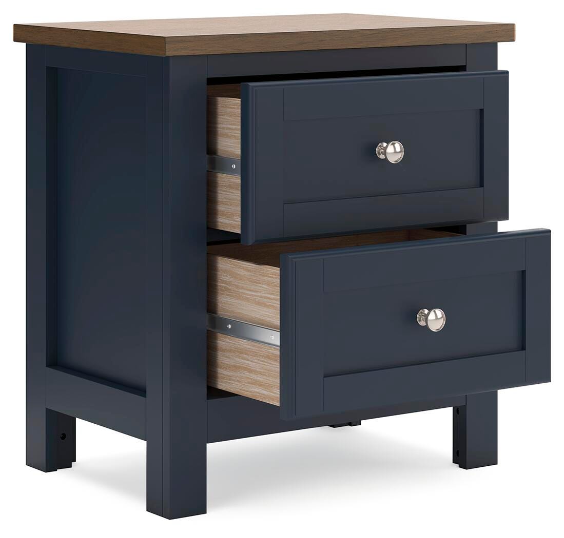 Landocken Panel Bed, Dresser, Mirror and 2 Nightstands