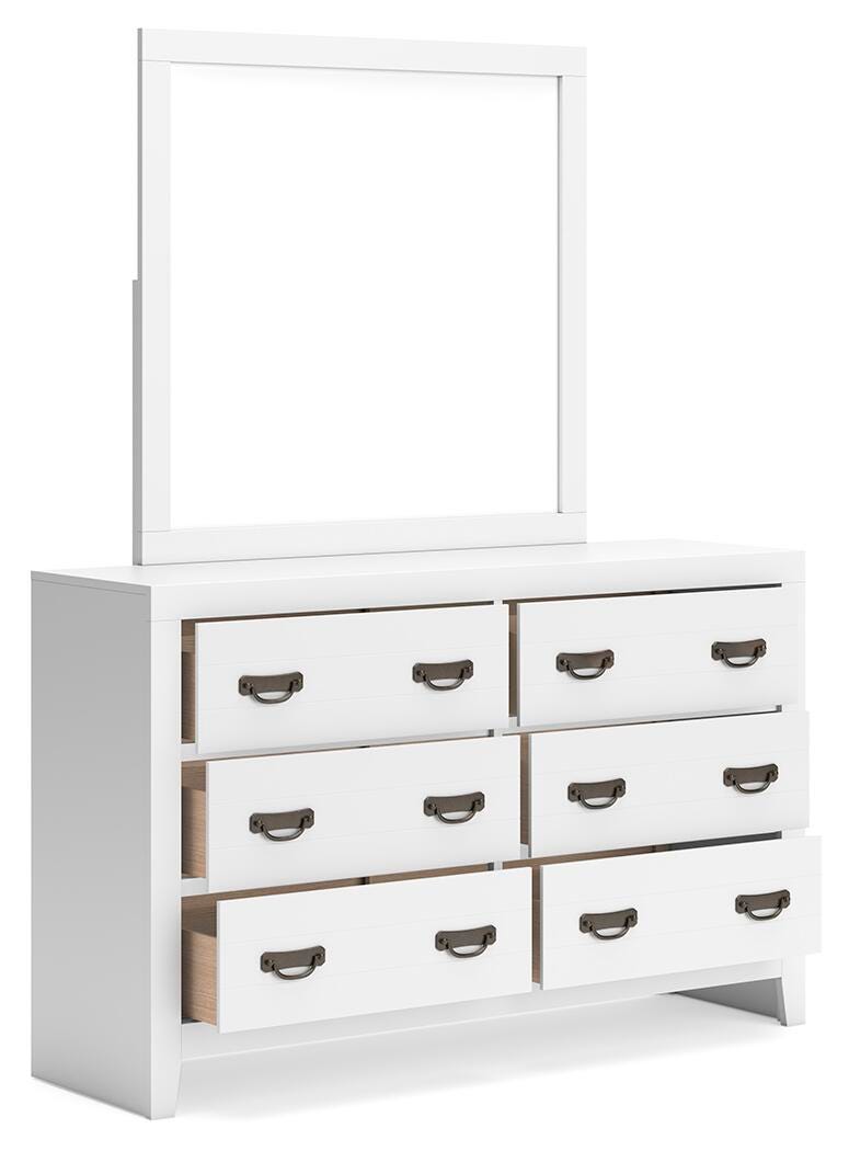 Binterglen Panel Bed, Dresser, Mirror and Chest