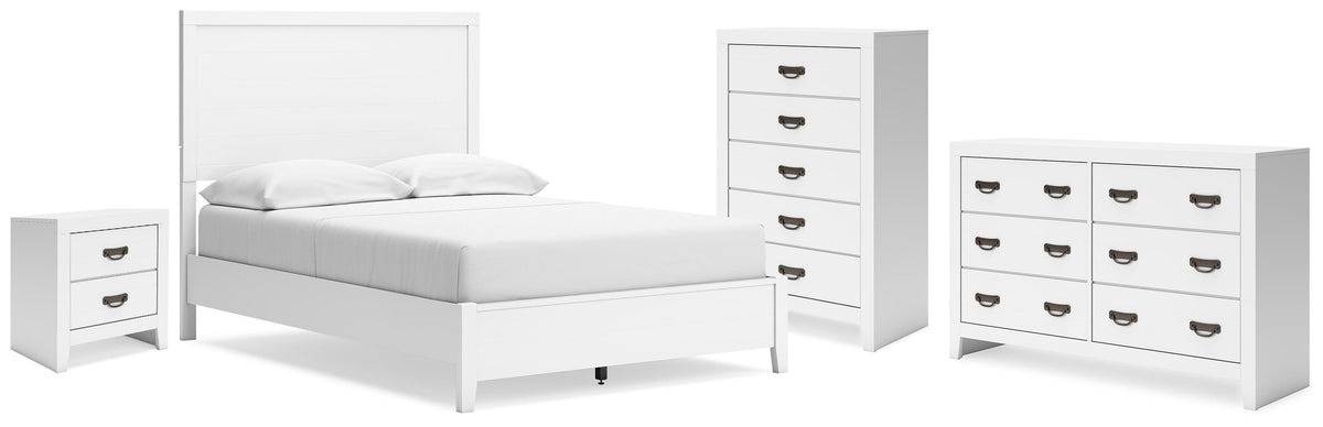 Binterglen Panel Bed, Dresser, Chest and Nightstand