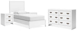 Binterglen Panel Bed, Dresser and 2 Nightstands