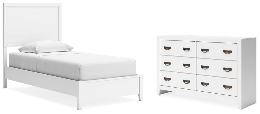 Binterglen Panel Bed with Dresser