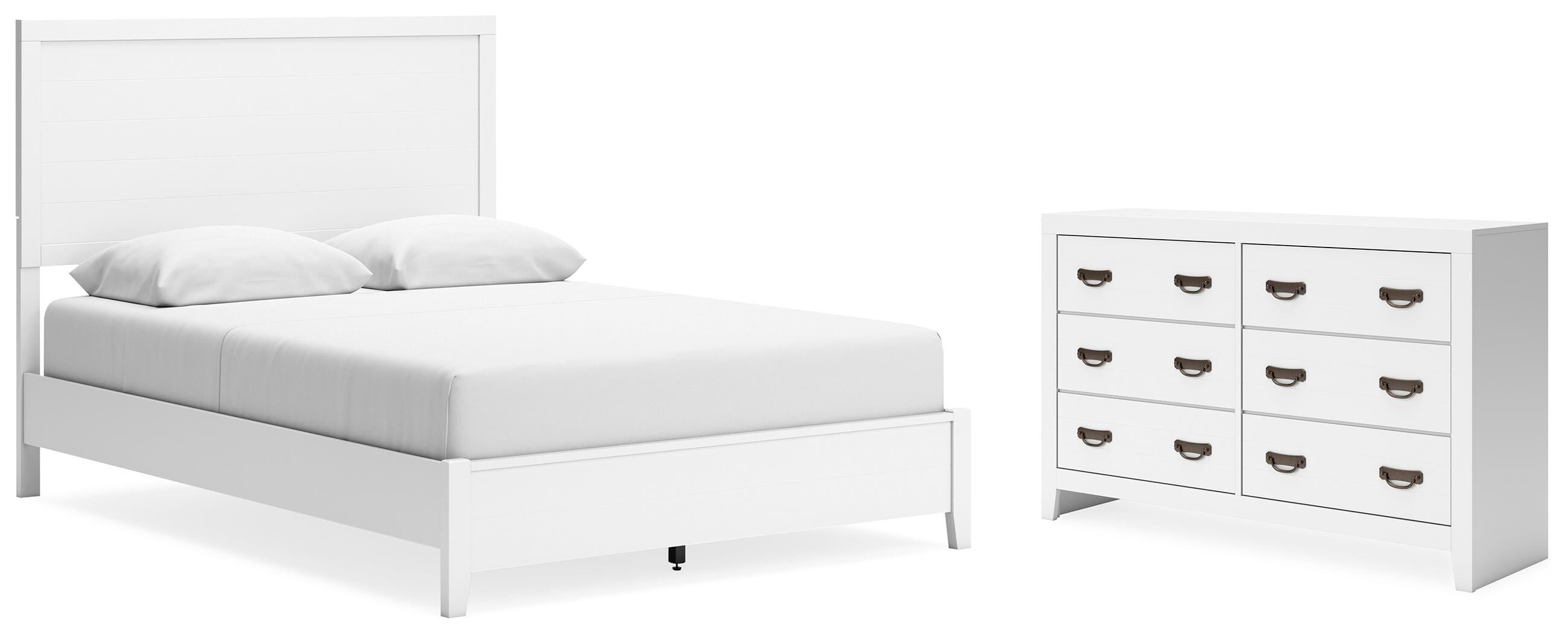 Binterglen Panel Bed with Dresser