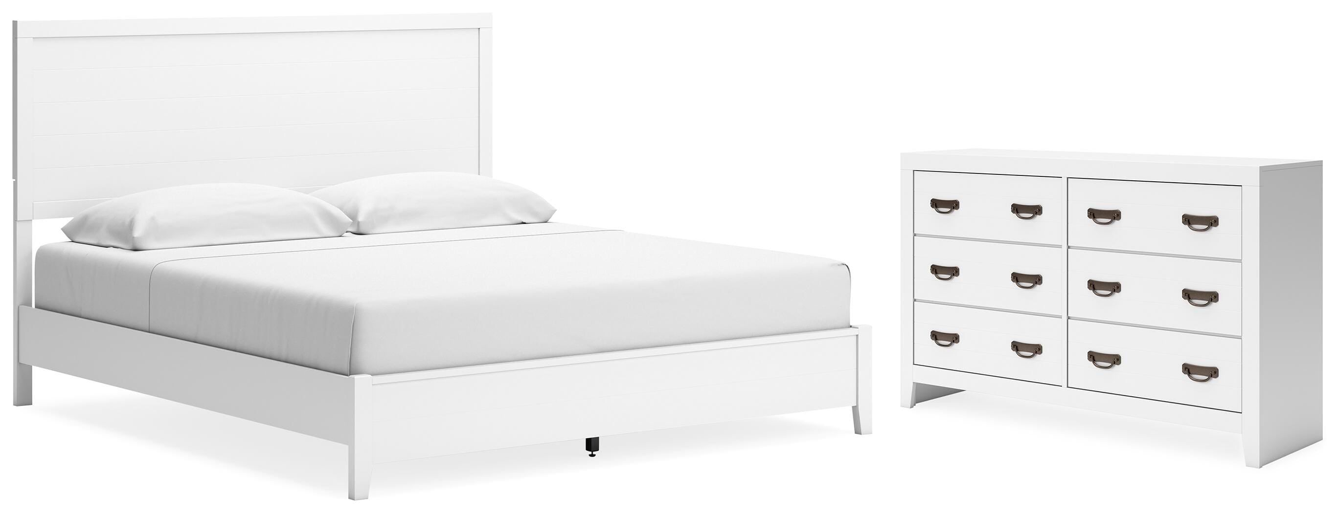 Binterglen Panel Bed with Dresser