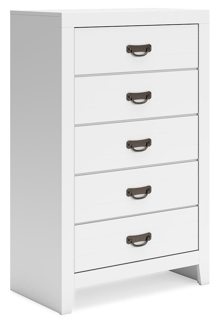 Binterglen Panel Bed, Dresser, Chest and Nightstand