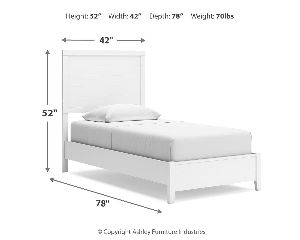 Binterglen Panel Bed with Dresser