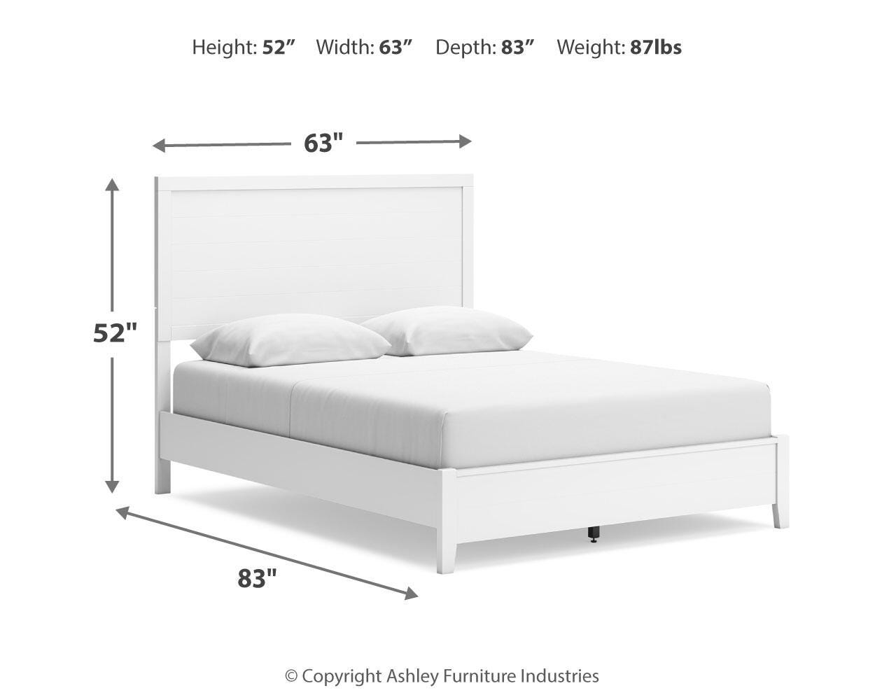 Binterglen Panel Bed with Dresser and Nightstand