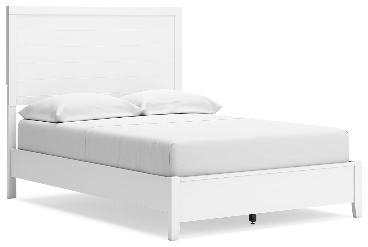 Binterglen Panel Bed with Mirrored Dresser and Nightstand