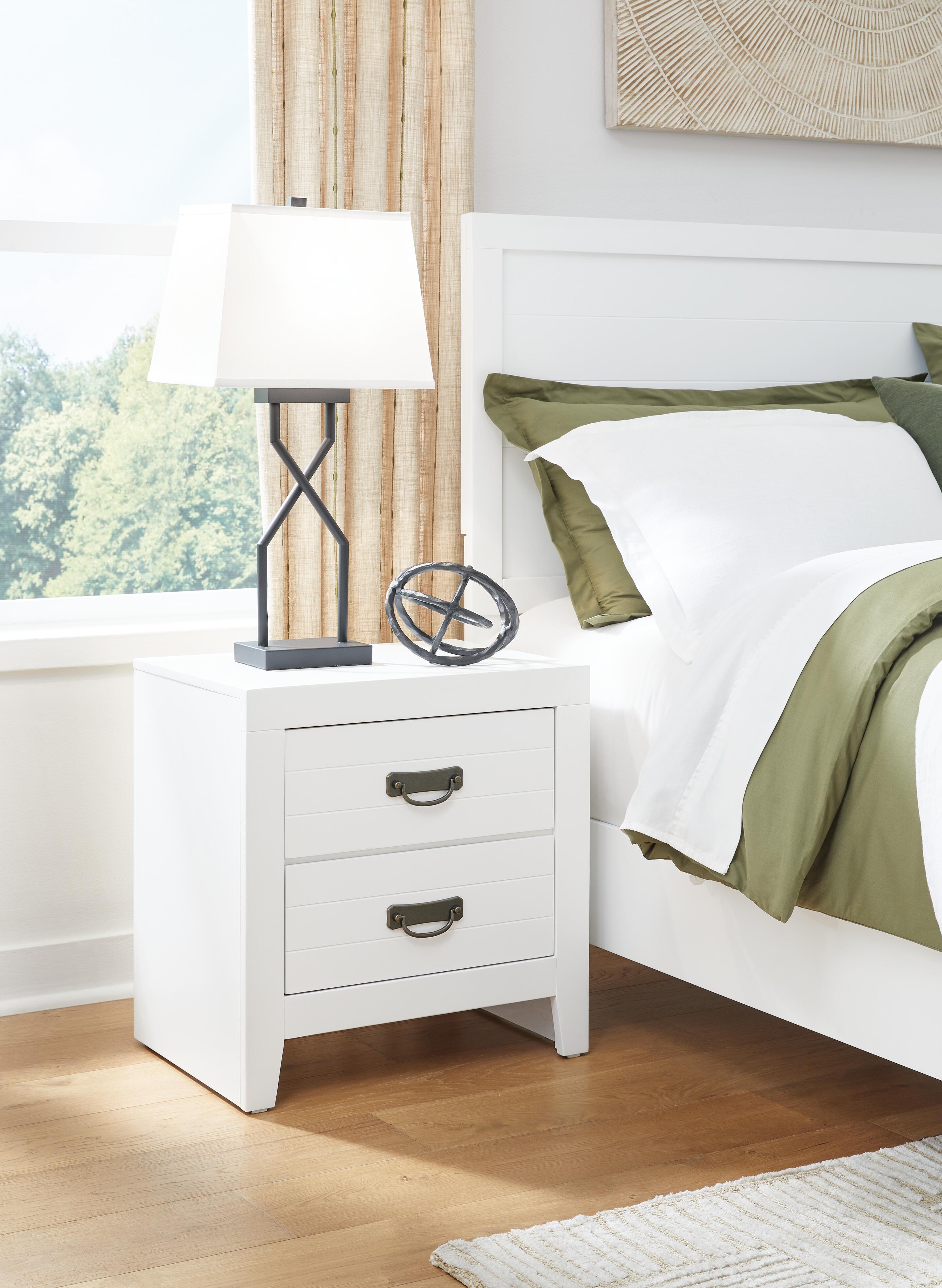 Binterglen Panel Bed, Dresser, Mirror and 2 Nightstands