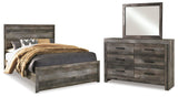 Wynnlow Panel Bed, Dresser and Mirror