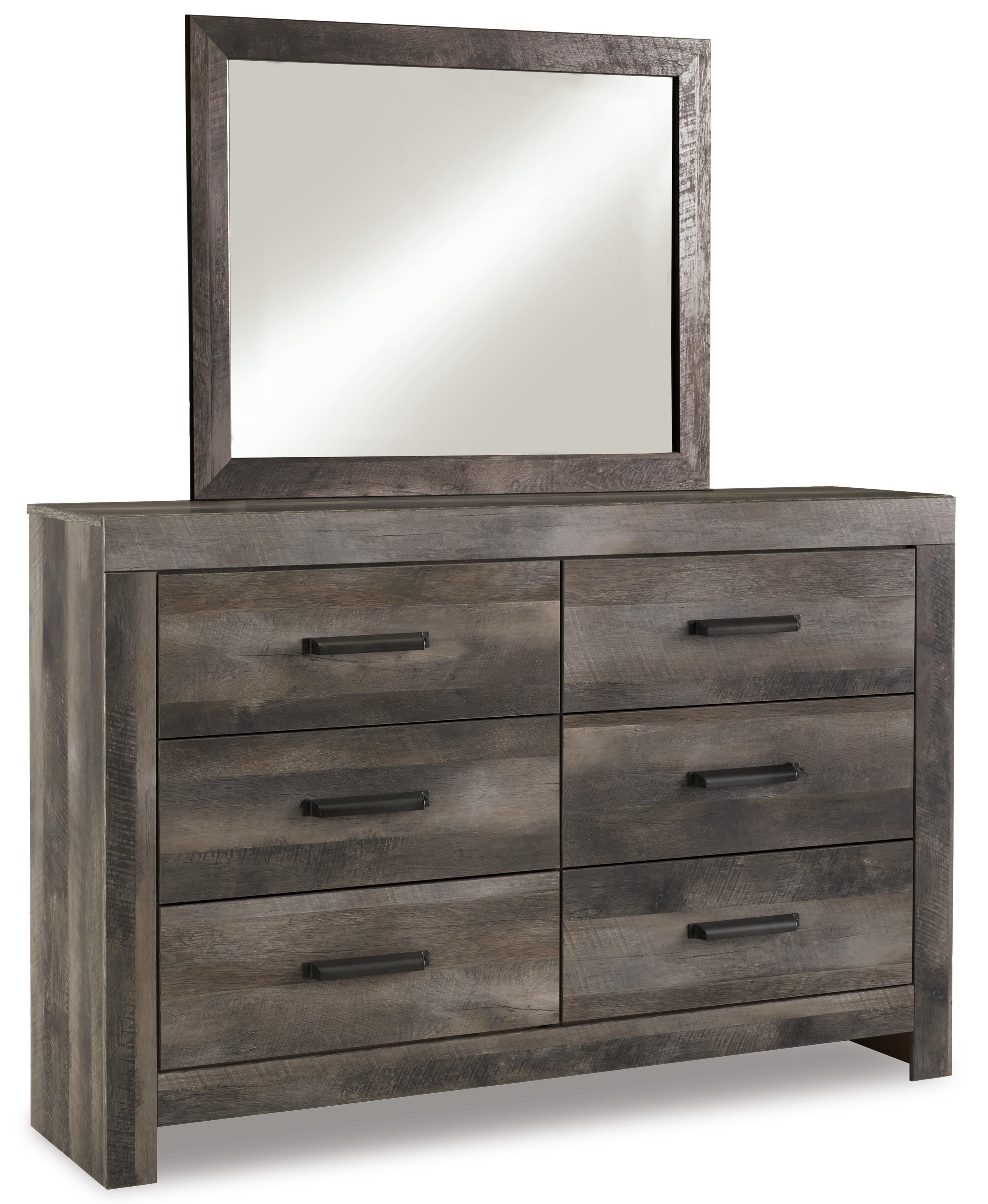 Wynnlow Panel Bed, Dresser and Mirror