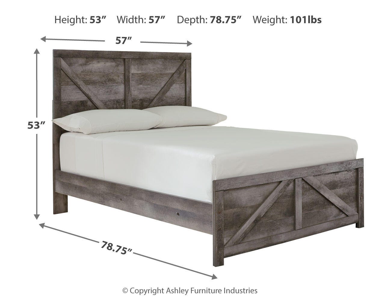 Wynnlow Panel Bed