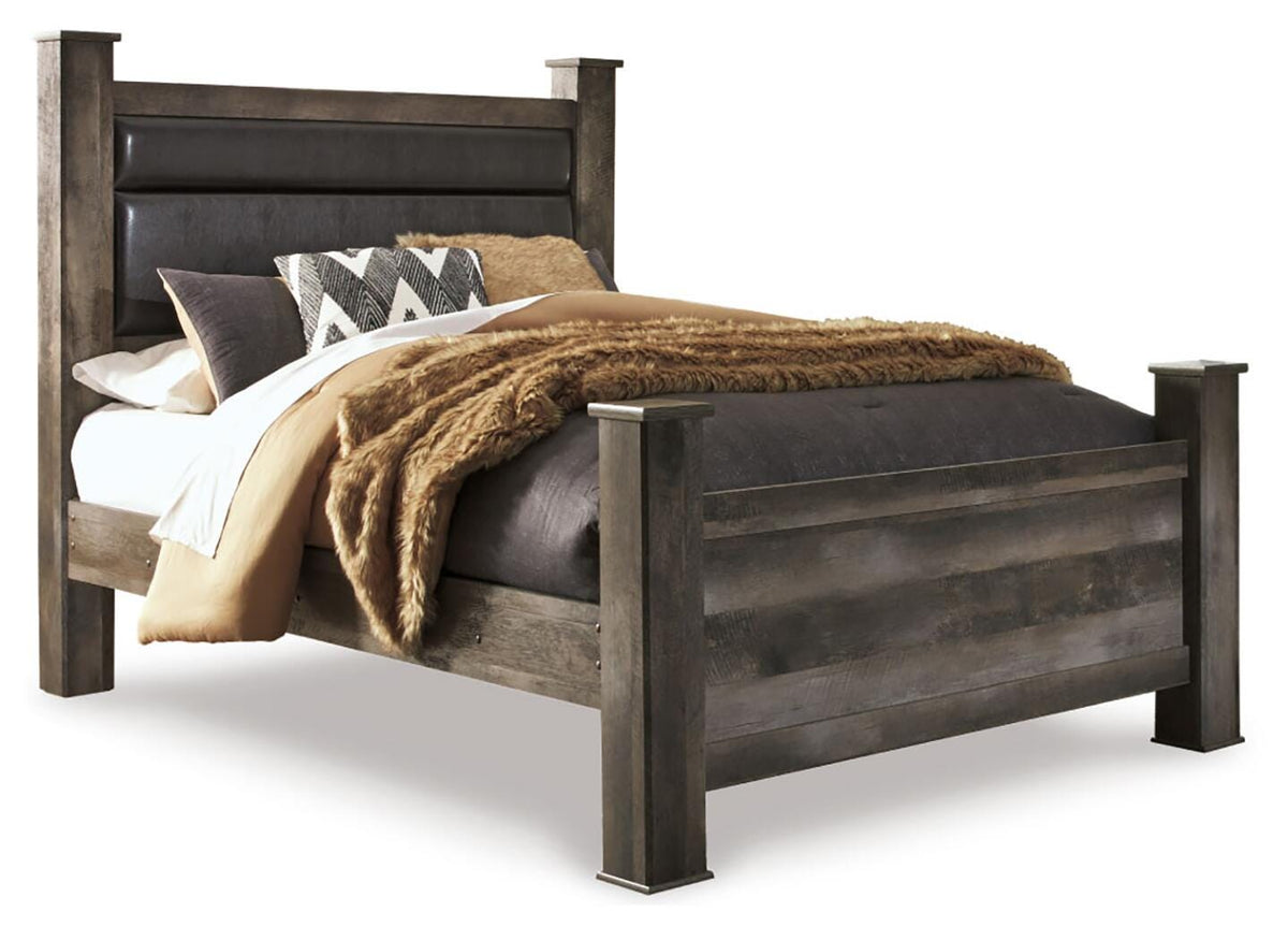 Wynnlow Upholstered Poster Bed