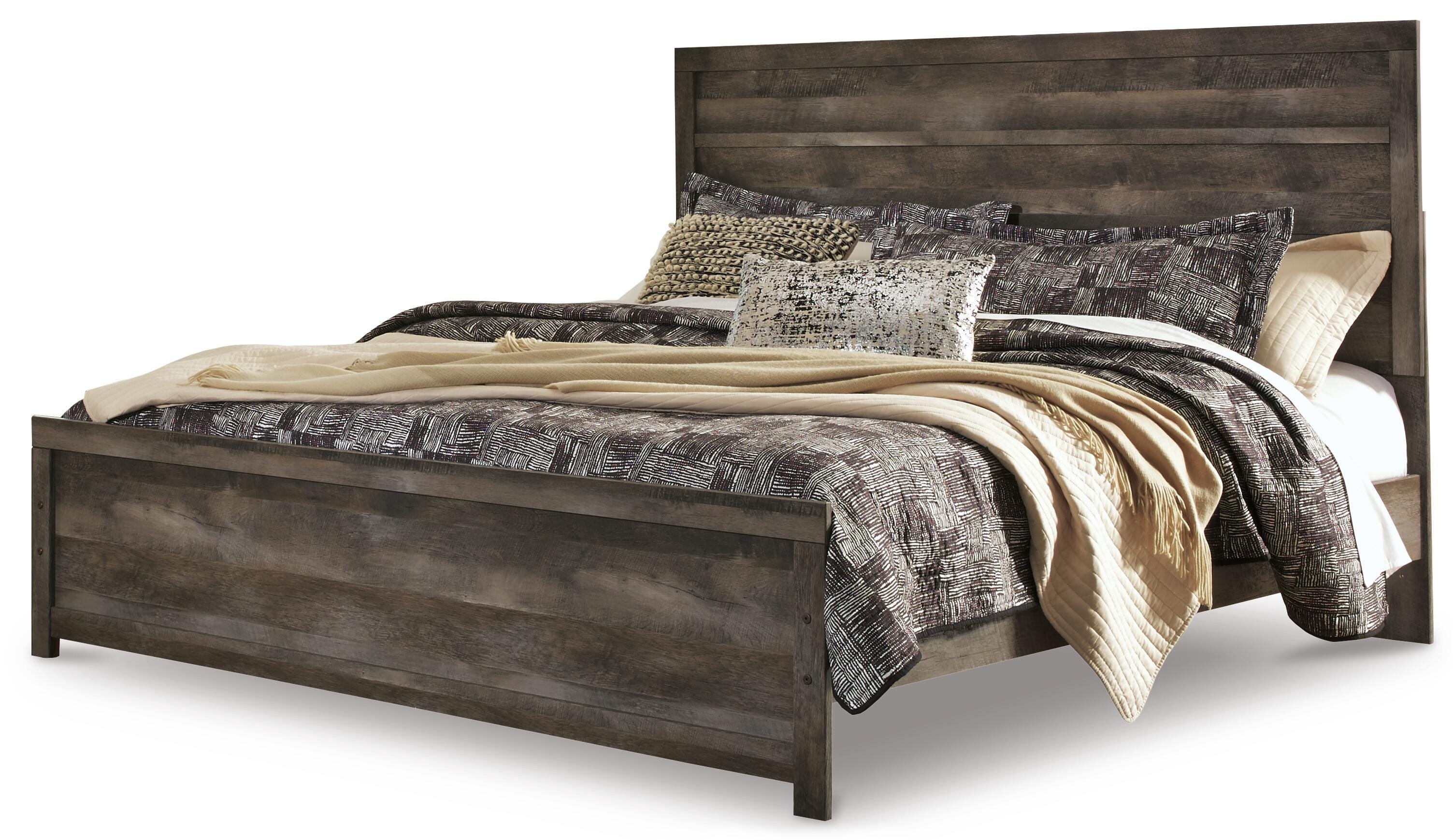 Wynnlow Panel Bed, Dresser and Mirror