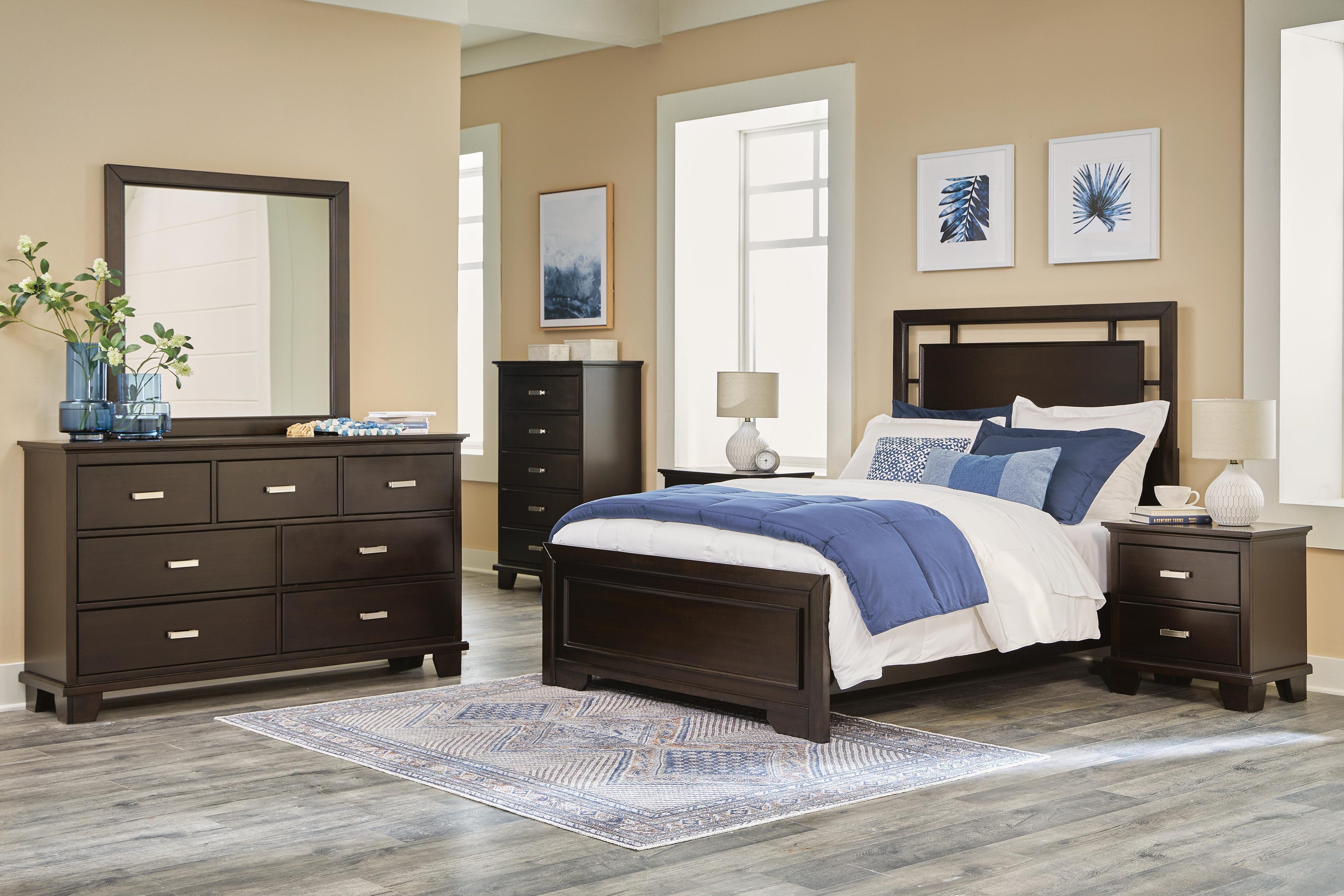 Covetown Panel Bed with Dresser and Nightstand