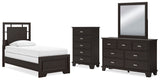 Covetown Panel Bed, Dresser, Mirror and Chest