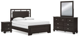 Covetown Panel Bed, Dresser, Mirror and Nightstand