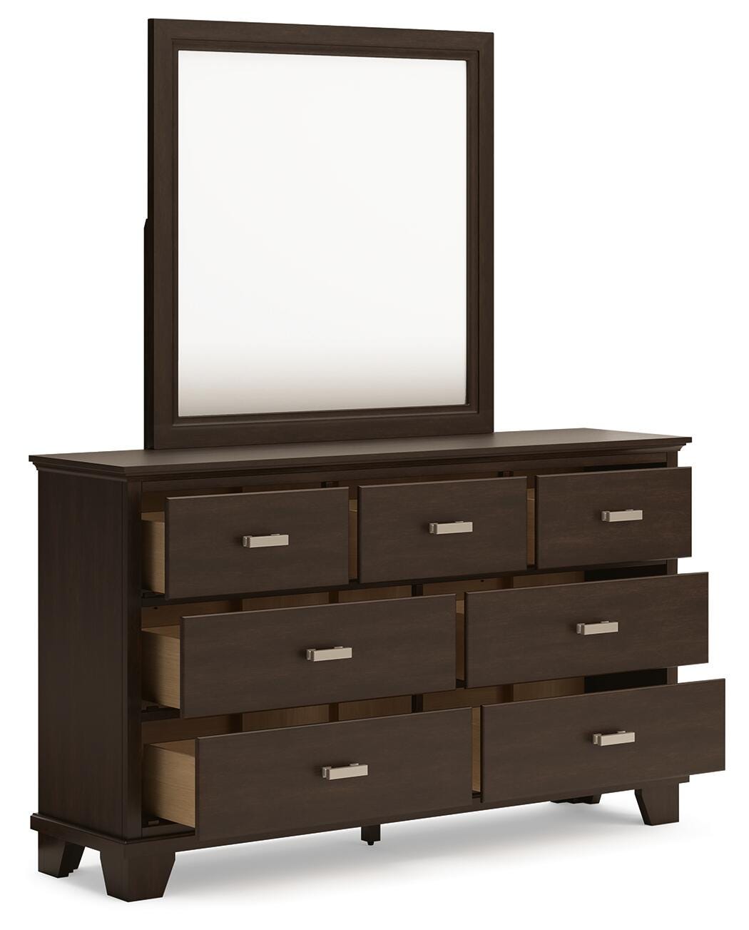 Covetown Panel Bed, Dresser, Mirror and 2 Nightstands