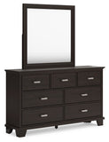 Covetown Panel Bed, Dresser, Mirror and Chest
