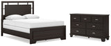 Covetown Panel Bed with Dresser