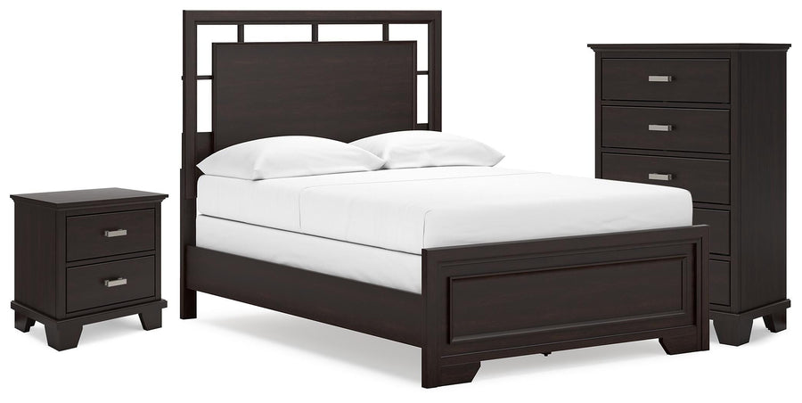Covetown Panel Bed, Chest and Nightstand