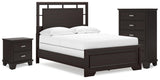 Covetown Panel Bed, Chest and Nightstand