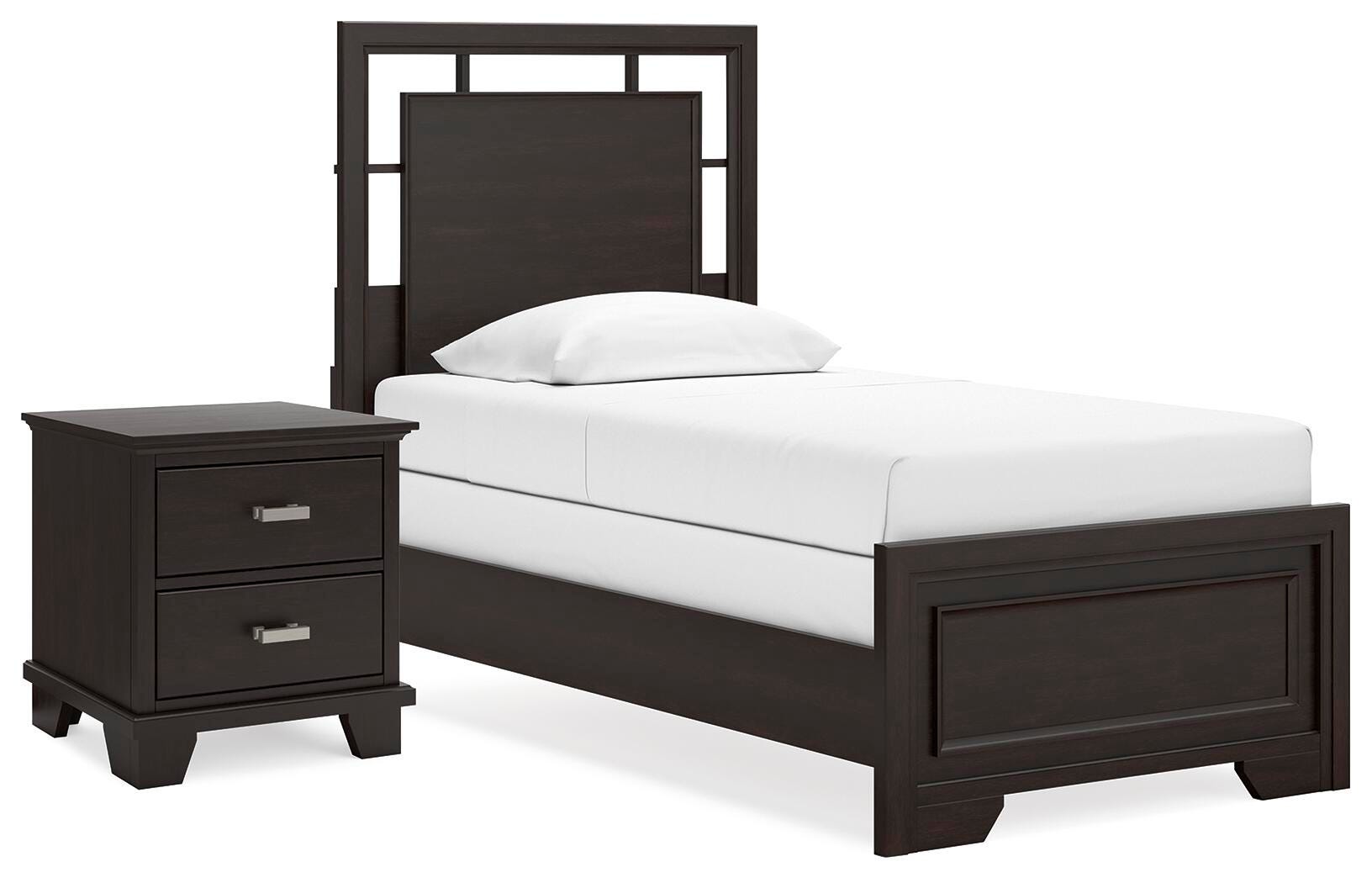 Covetown Panel Bed and Nightstand