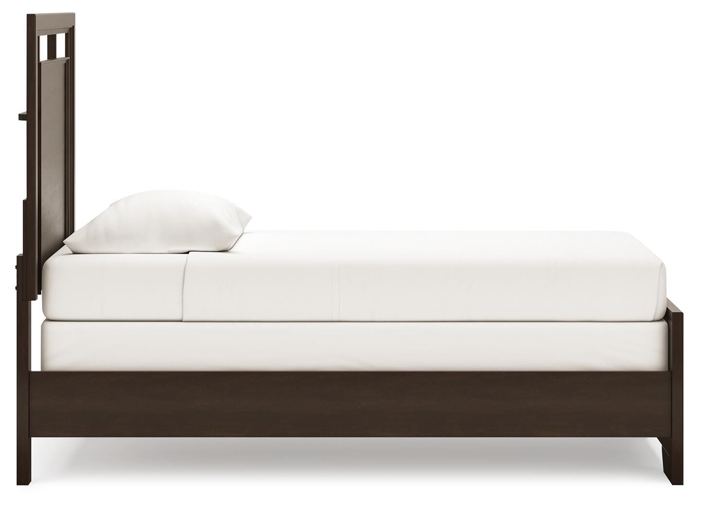 Covetown Panel Bed with Mirrored Dresser and Nightstand